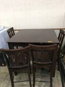 Solid Wood Dining Table WChairs
