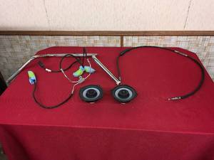 2008 Street Glide Stock Handlebars, Cables & Speakers