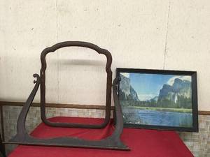 Wash StandTable Mirror Frame & Painting