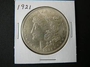 lot 14 image: 1921 Morgan Silver Dollar