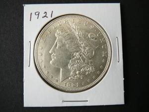 lot 20 image: 1921 Morgan Silver Dollar