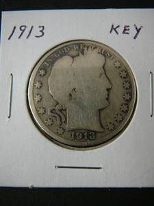 lot 24 image: 1913 Barber Half Dollar