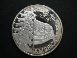 lot 27 image: .999 1 Troy oz Fine Silver For Someone Special Merry Christmas America