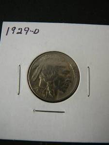 lot 52 image: 1929d Buffalo Nickle
