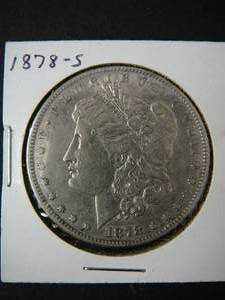 lot 55 image: 1878s Morgan Silver Dollar