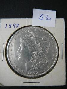 lot 56 image: 1898 Morgan Silver Dollar