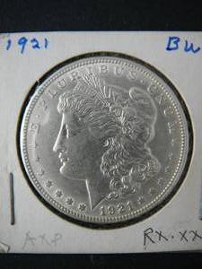 lot 63 image: 1921 Morgan Silver Dollar