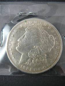 lot 66 image: 1921s Morgan Silver Dollar