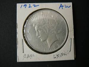 lot 71 image: 1922 Peace Silver Dollar