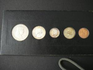 lot 80 image: 1963 Proof Set Half Dollar, Quarter, Dime, Nickle, Penny