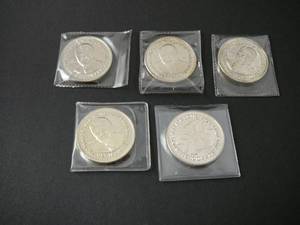 lot 123 image: 5- 1984 Ronald Reagan 40th President Double Eagle Presidential Commemorative Coins