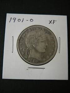 lot 132 image: 1901o Barber Half Dollar