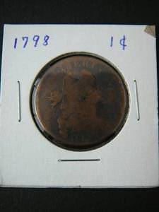 lot 136 image: 1798 One Cent