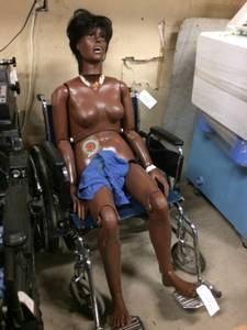 lot 2 image: Adult Female Patient Care Training Simulator Model