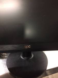 lot 18 image: Lot Of 4 Monitors - 3 Are AOC - Excellent Working Condition