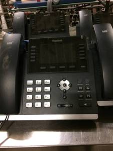 lot 23 image: Lot Of 4 Yealink T46S Skype for Business Edition IP Phone  1 Other Phone - Excellent Working Condition - See Youtube
