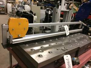 lot 37 image: Calstone Inc Heavy Duty Tabletop Cutter Bar Assembly - Excellent Condition