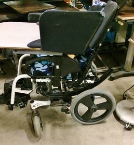 lot 43 image: Quickie Iris Tilt In Space Wheelchair 