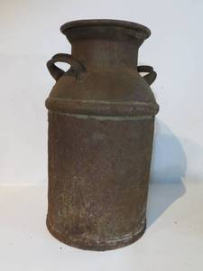 VINTAGE Metal Milk Pail