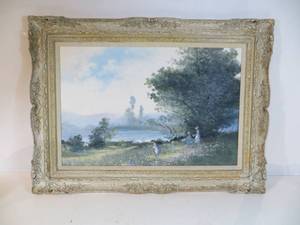 Signed Margaret Rice Oil Painting