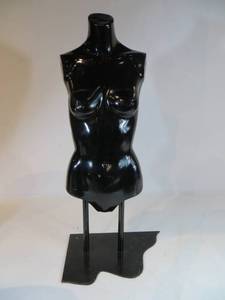 Black Metal Dress Form