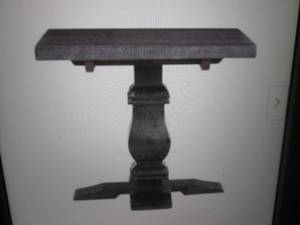 Aldridge Washed Black End Table by ...