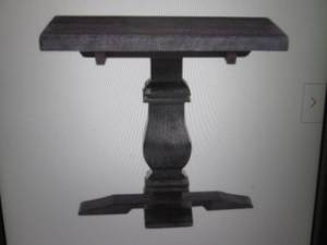 Aldridge Washed Black End Table by ...