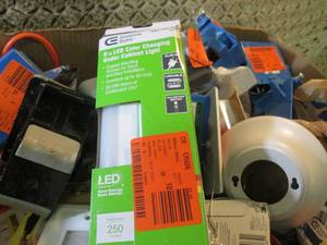 Box Full of Assorted Electrical and...