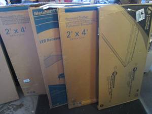 Lot of 4 2 ft x 4 ft LED Recessed T...