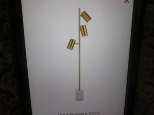 AF Lighting Derry 66 Matte Gold Th...