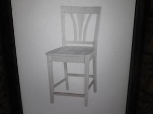 24 Unfinished Wood Bar Stool Open ...