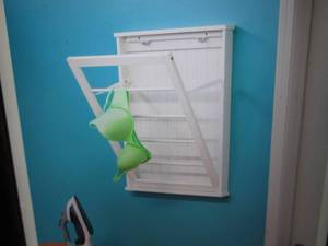 White Single Wall Mount Dry Rack 23...