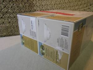 Lot of 2 1-Light Faux Alabaster Sco...