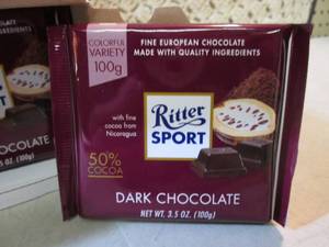 Box of 12 Ritter Sport Dark Chocola...