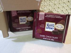 Box of 12 Ritter Sport Dark Chocola...
