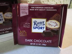 Box of 12 Ritter Sport Dark Chocola...