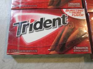 12 Packs of Trident Cinnamon Sugar ...