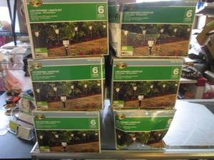Lot of 7 LED Pathway Lights Kit 6-P...