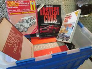 Tote Full of Assorted Car Repair Ma...