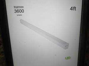 Lot of 2 Direct Wire Power 4 ft 64-...