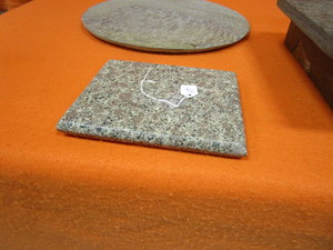 lot 53 image: (New) Granite & Slate PlantFlower Pot Plates