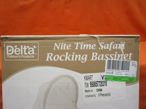 lot 63 image: (New) Baby Rocking Bassinet
