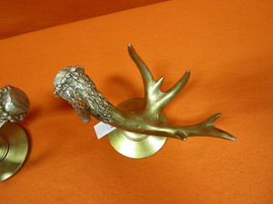 lot 87 image: (2) (New) Deer Antler Decor
