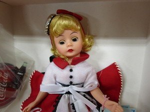 lot 154 image: Coca Cola Madame Alexander Car Hop Doll