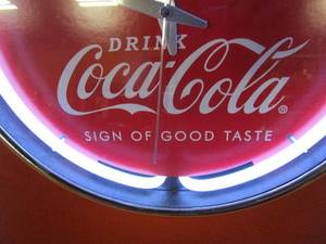 lot 156 image: Coca Cola Neon Clock