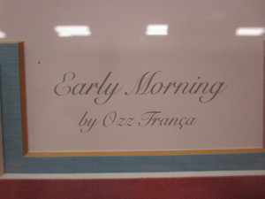lot 208 image: Native American Picture 9573,600 Early Morning by Ozz Franca 29x35