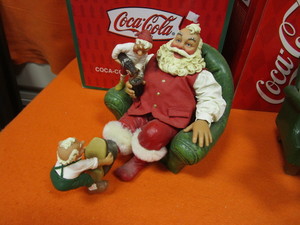 lot 228 image: Coca Cola Christmas Santas