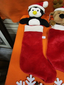 lot 284 image: (New) Christmas Stockings, Ornaments & Decor