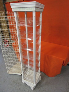 lot 319 image: (2) Rotating Display Racks 6 tall