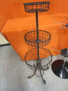 lot 327 image: (3) Display Stands